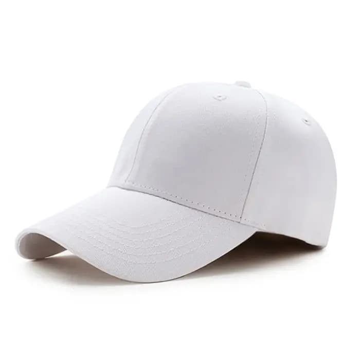 Casquette de Baseball en Coton pour Homme et Femme, Chapeau Simple et Décontracté, Couleur Unie, Noi