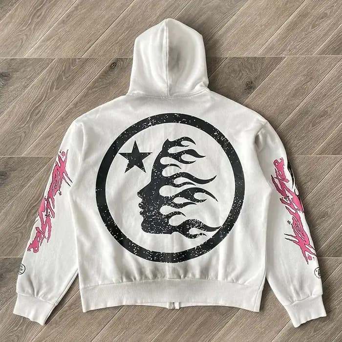 Sweat à capuche en polaire HS Flame Glitter Zip-Up Glitter