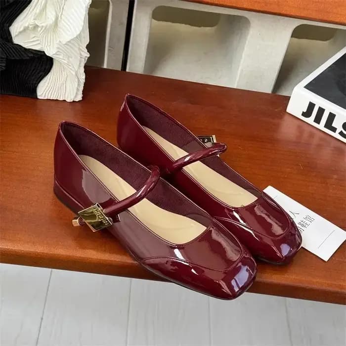 Mary Jane chaussures pour femmes mode talon moyen
