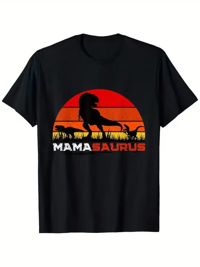 Drôle MamaSaurus T-Rex dinosaure maman T-Shirt rétro Vintage