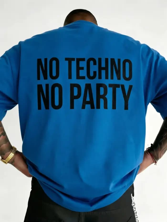 T-shirt No Techno No Party