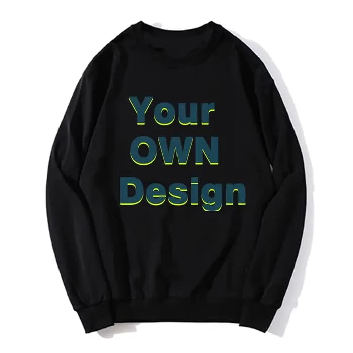Sweat à capuche en coton pour hommes, personnalisé avec votre conception ici, texte personnalisé, pull à la mode, vêtements personnalisés pour hommes