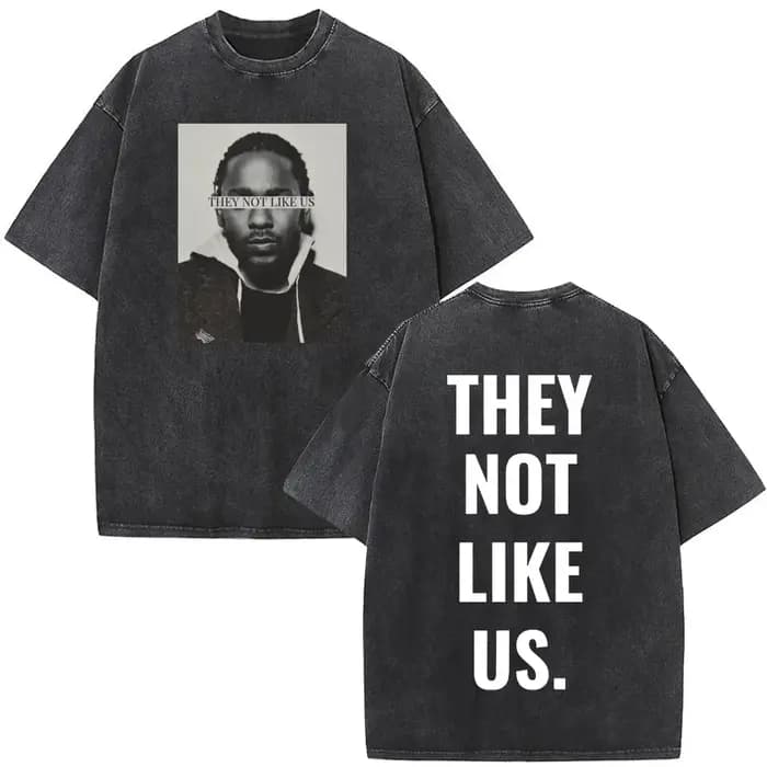 Lavé Vintage rappeur Kendrick Lamar Album Merch T-shirts vêtements pour hommes Hip Hop rétro surdime