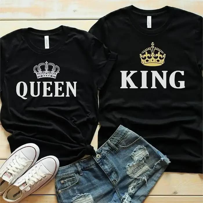 T-shirt à Manches Courtes et Col Rond pour Homme et Femme
