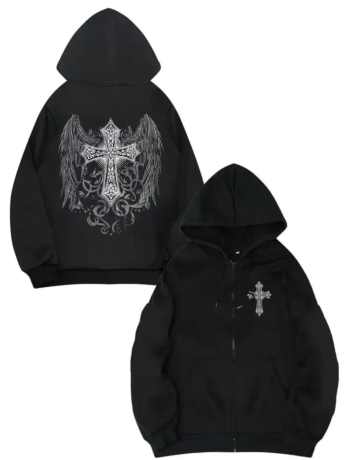 Sweat-shirt unisexe à capuche avec imprimé graphique créatif