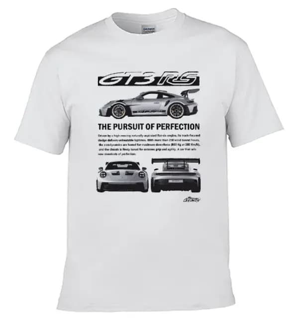 T-shirt GT3 RS à manches longues ou courtes, 10 options de couleur, 992