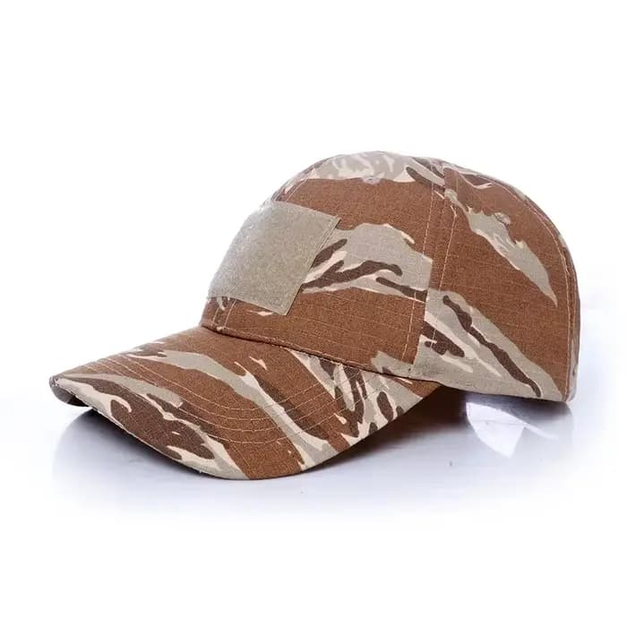 Casquette de baseball camouflage à rayures de tigre du désert pour hommes, accessoires de chasse, ré