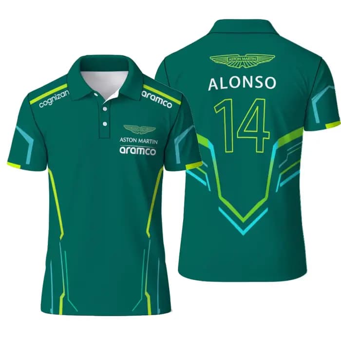 Polo pour homme de l'équipe Aston Martin Racing