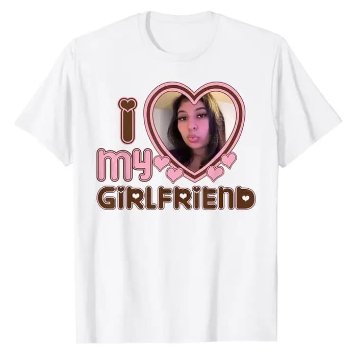 Hommes j'aime ma petite amie chemise pour vous T-Shirt petits amis