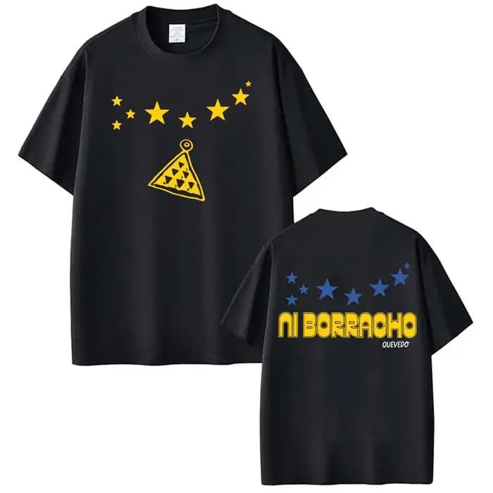 Quevedo EL BAIFO « NI BORRACHO » T-shirts imprimés pour hommes et femmes