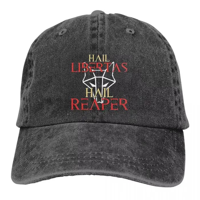 Casquette de baseball Hail Libertas pour hommes et femmes, chapeau de protection à visière, rouge