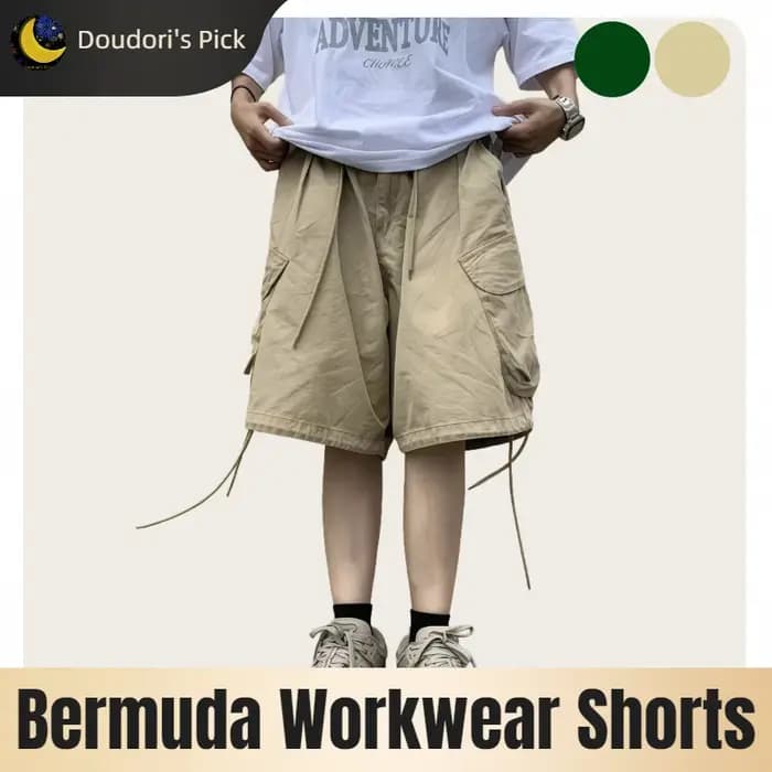 Bermuda Cargo unisexe, Style de rue japonais