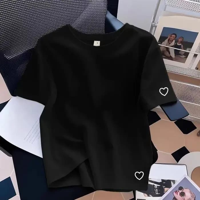 T-shirt ample en coton de qualité pour femme