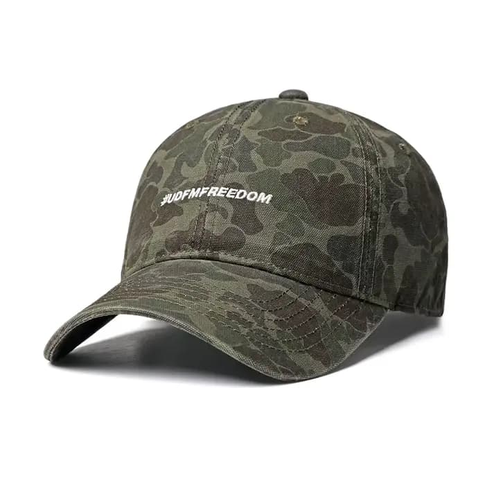 CamSolomon-Casquette de Baseball Verte à Bords Incurvés pour Homme