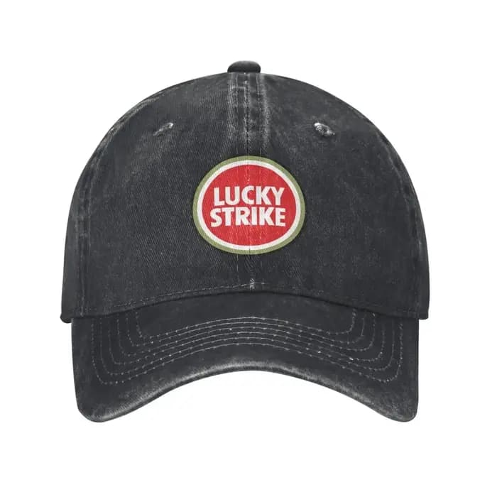Lucky Strike lettres Troye Sivan musique Sport rétro Cowboy lavé casquettes de Baseball hommes Denim rue marée chapeau