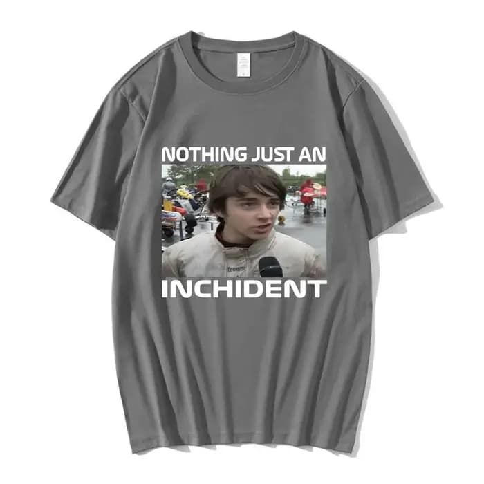 Charles Leclerc rien d'une entretien Inchident t-shirt hommes Vintage surdimensionné à manches courtes t-shirt décontracté coton T-shirts