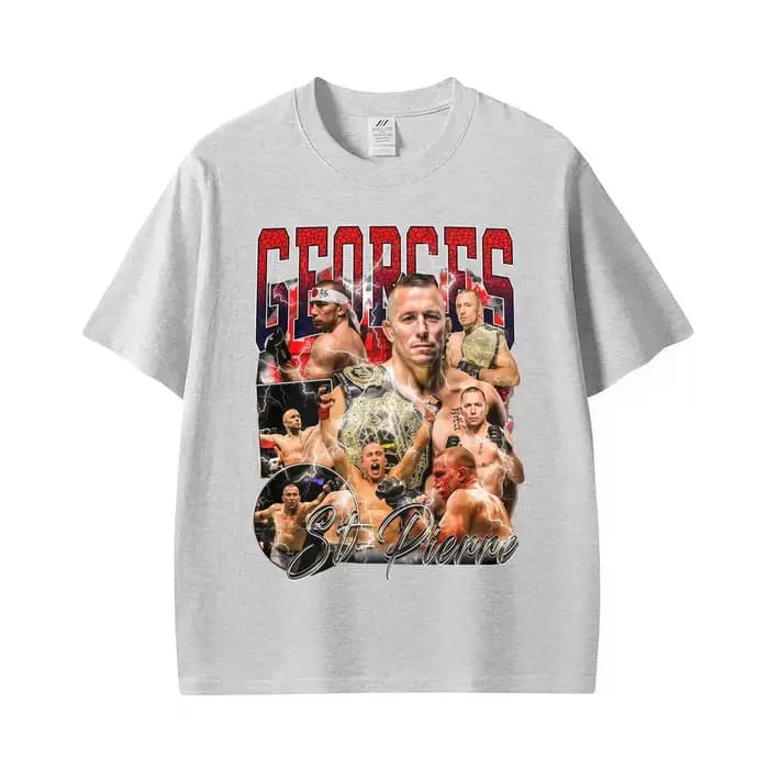 T-shirt graphique vintage Georges St Pierre GSP
