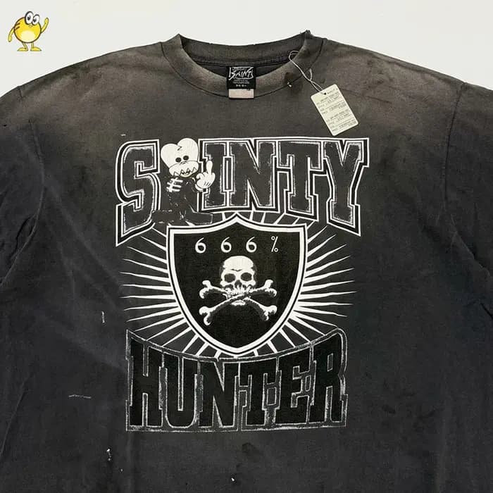 T-shirt vintage Saint de qualité supérieure pour homme et femme