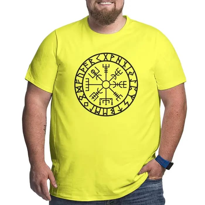 Vegvisir-T-Shirt Navigateur Futhlavabo Runes pour Homme