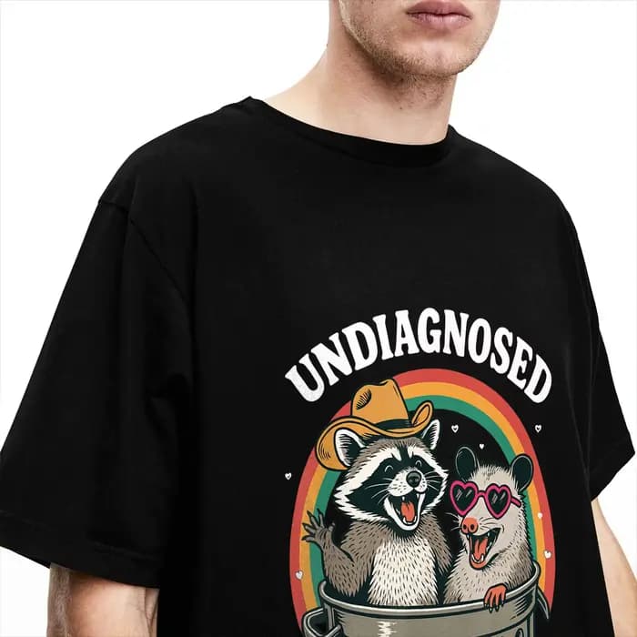 T-shirt pour hommes avec inscription « Undiagnosed But Something Ain't Right »