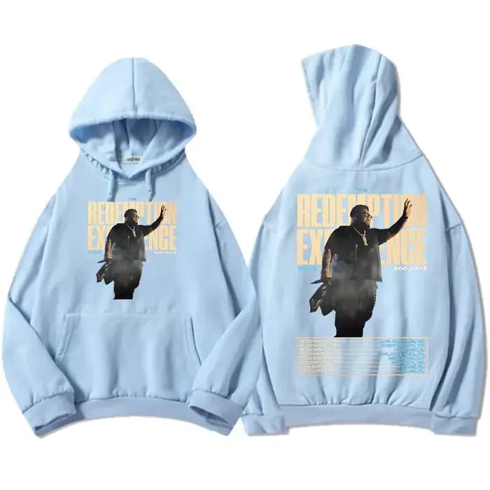 Rappeur Rod Wave Redemption Tour 2025-2026 sweat à capuche hiver polaire hommes femmes sweats