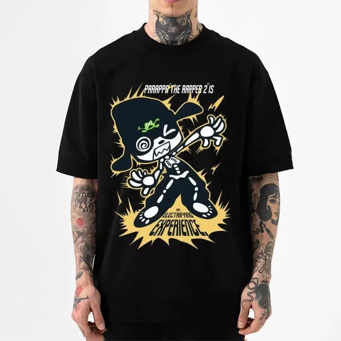 T-shirt classique de style japonais Parappa The Rapper