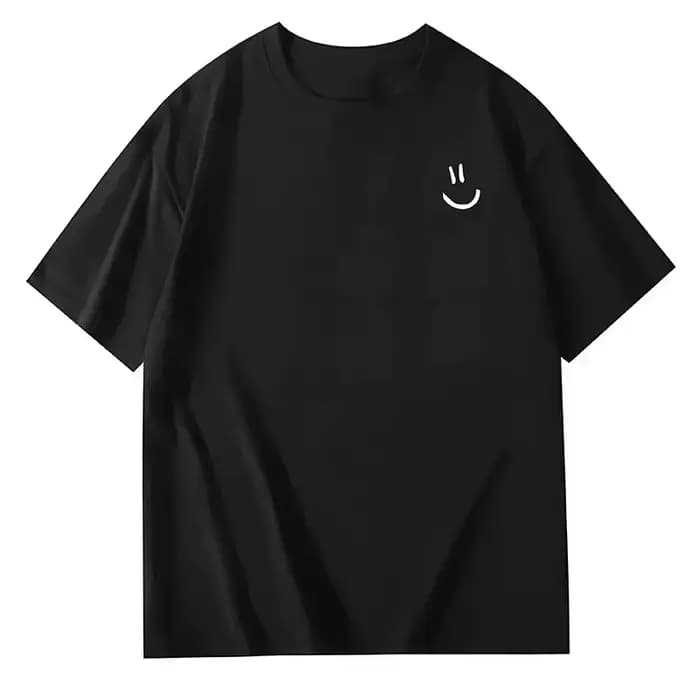 T-shirt imprimé Joke The Lowcost pour hommes, en coton, surdimensionné, avec graphiques amusants, ha