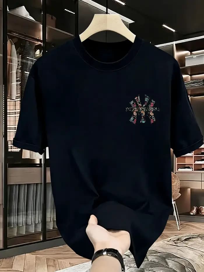 T-shirt imprimé pour homme - T-shirt ample de haute qualité