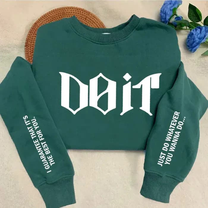 Do It col rond sweat femmes hommes rose Kpop Fan Merch SKZ sweats pull à manches longues