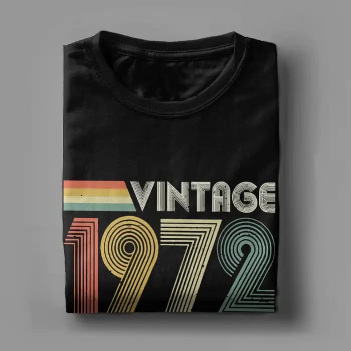 T-Shirt Vintage en pur coton pour hommes