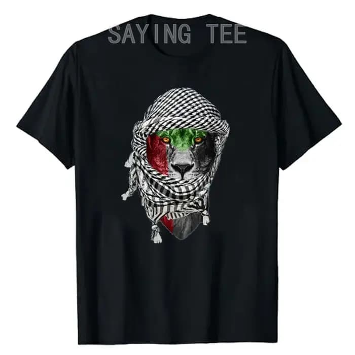 T-shirt humoristique à manches courtes pour les amoureux de la paix, tee-shirt de discussion palesti