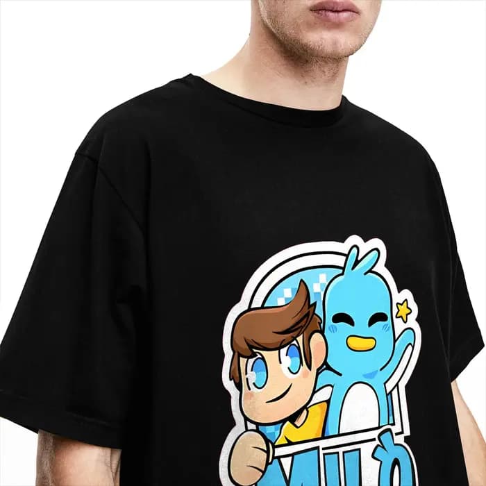 T-shirt Milo And Chip en pur coton pour hommes