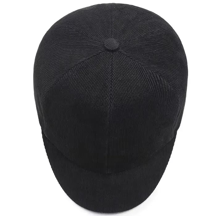 Casquette de baseball brodée en velours côtelé pour hommes et femmes