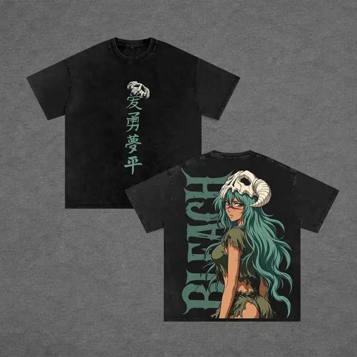 Nelliel Tu Odelschwanck BLEACH T-shirt Vintage Lavé