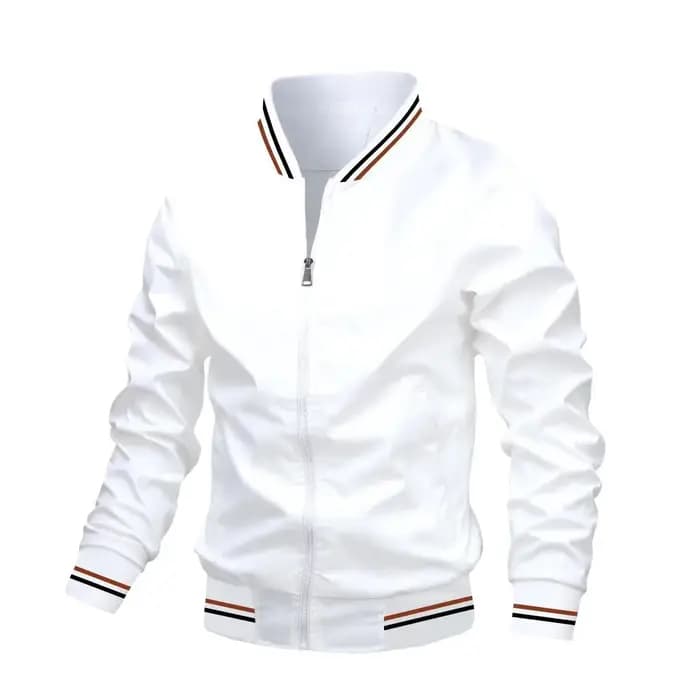 2024 printemps été Bomber veste hommes noir décontracté coupe ajustée Baseball hommes vestes nouvell