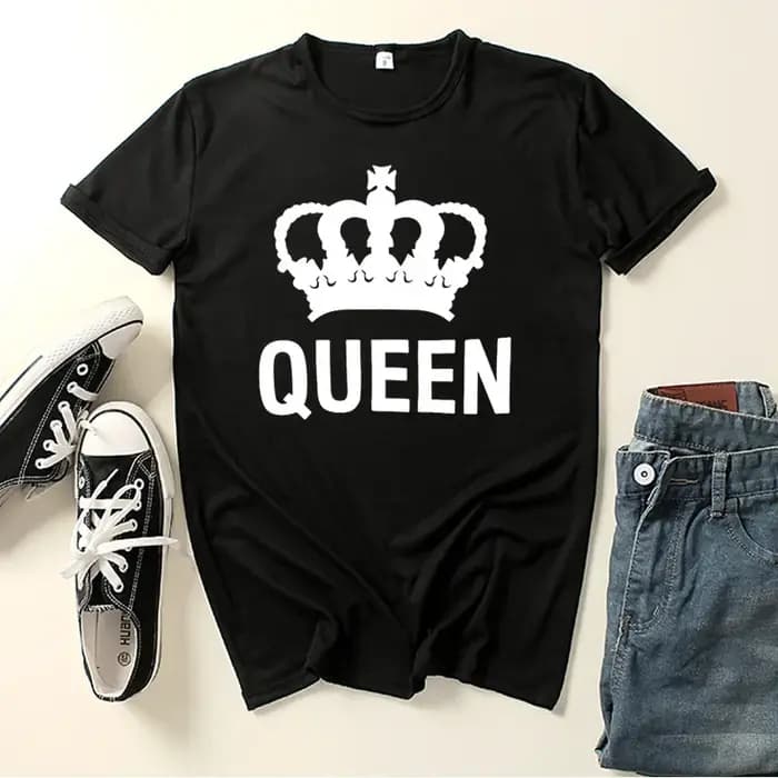 Nouvelle couronne roi reine T-shirt pour hommes et femmes t-shirts graphiques