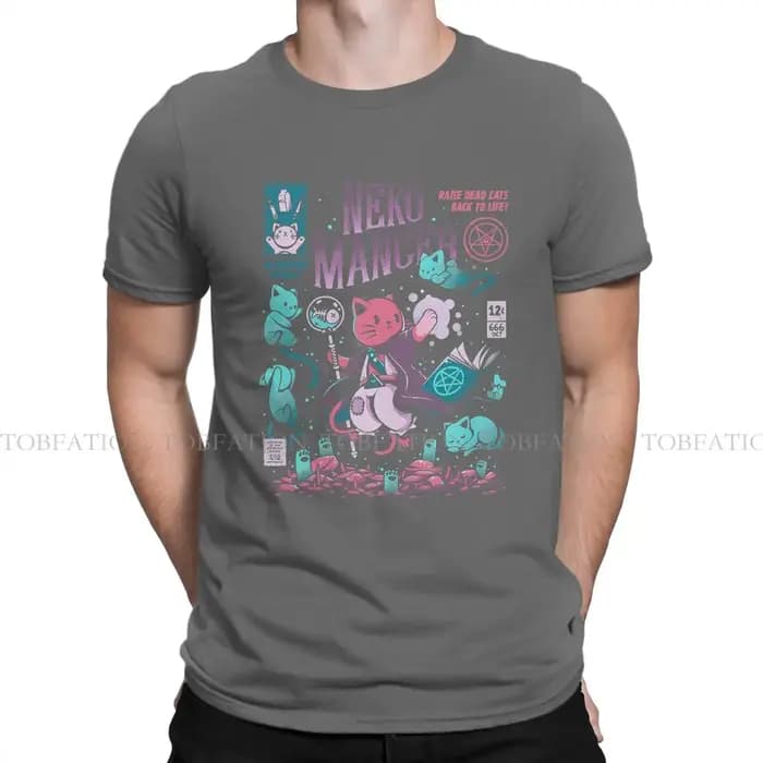 T-shirt à col rond As Hell Nekomancer pour adolescent