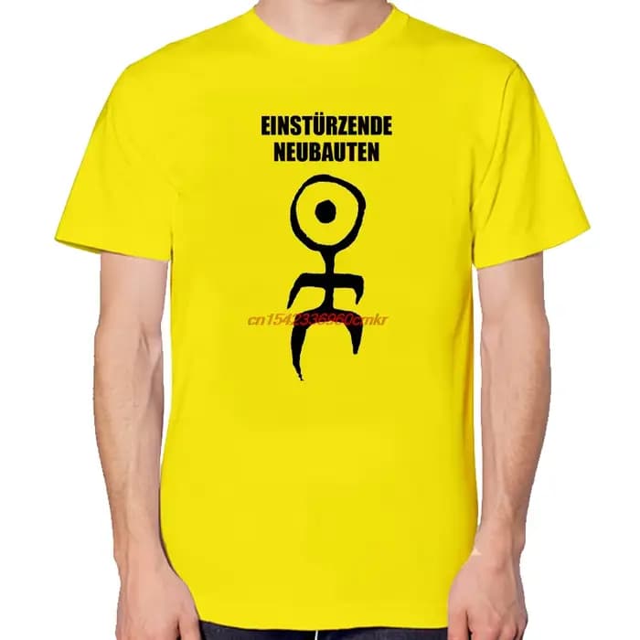 Einstürzende Neubauten Logo Cool rétro graphique T-Shirts coton nouvelles chemises