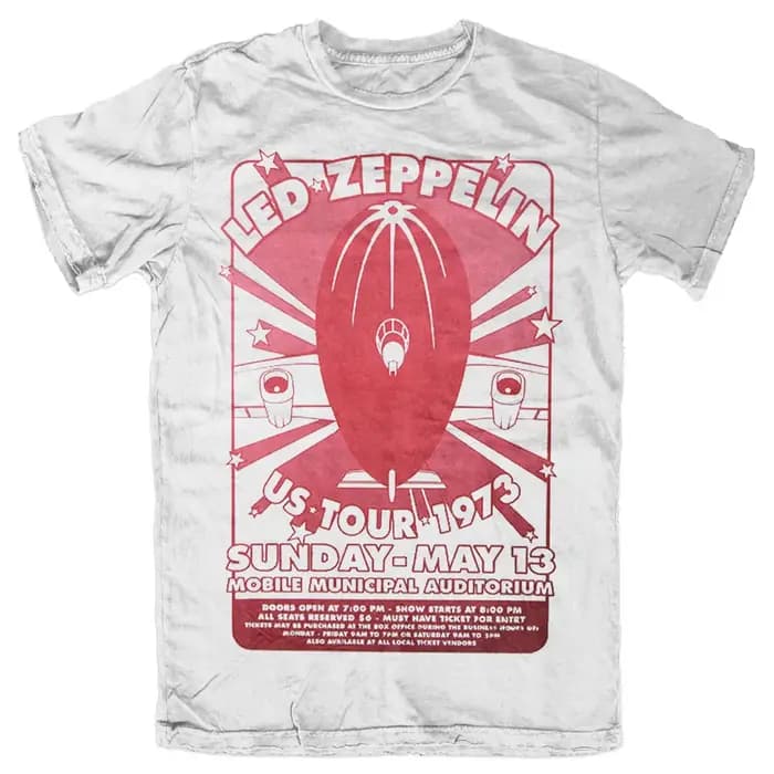 Led Zeppelin Band - T-shirt vintage pour hommes, unisexe, col rond, 100% coton, manches courtes, Y2k