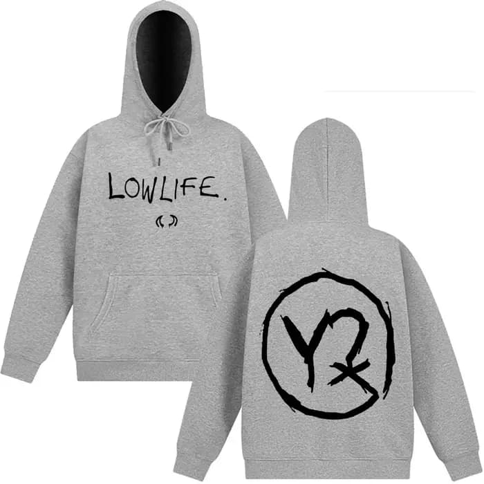 Yungblud Lowlife Album Logo 2025 sweats à capuche automne hiver à manches longues mode Hip-hop sweat à capuche homme femme surdimensionné Harajuku pull