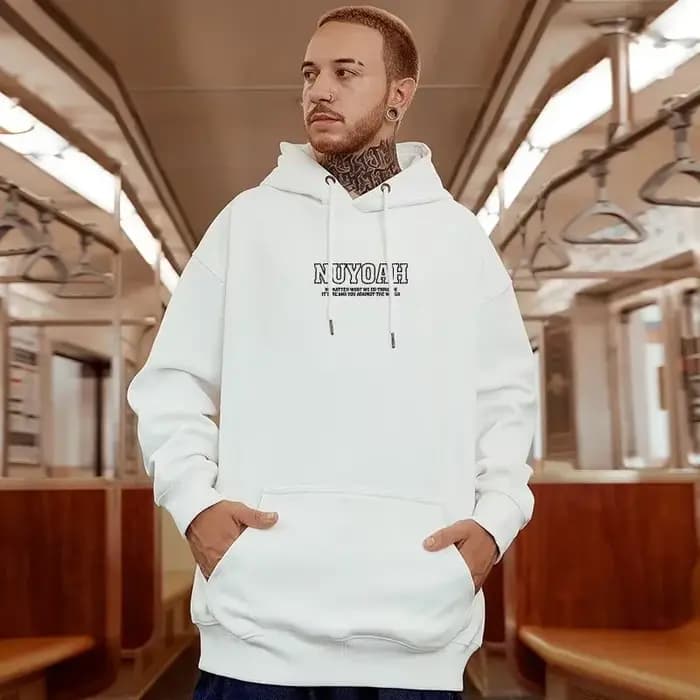 Sweats à capuche College graphiques ours Kawaii pour hommes