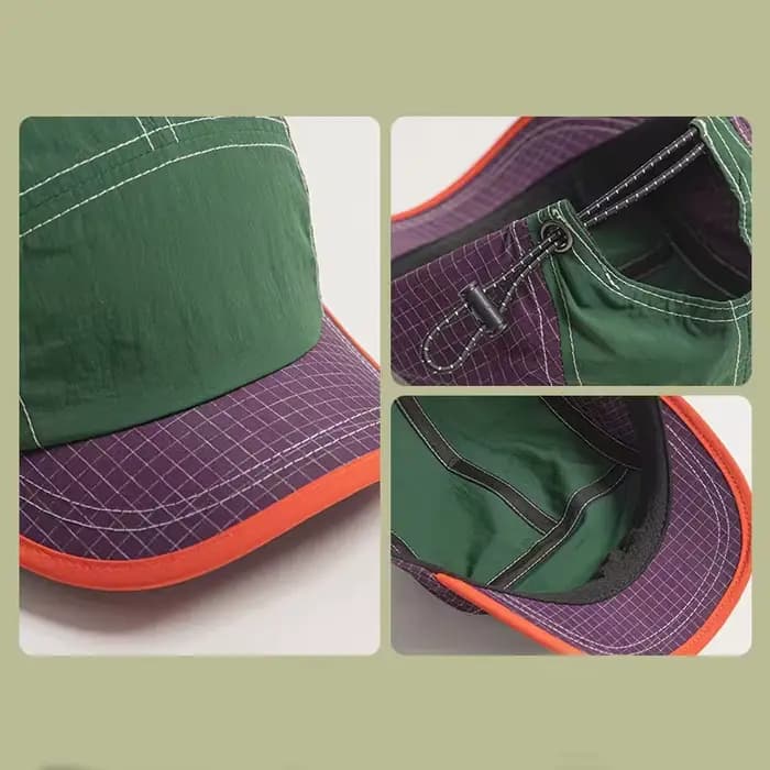 Une casquette à bord court pour hommes