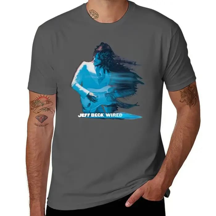 T-shirt décontracté résistant aux taches : La seule guide de Jeff Beck dont vous aurez besoin