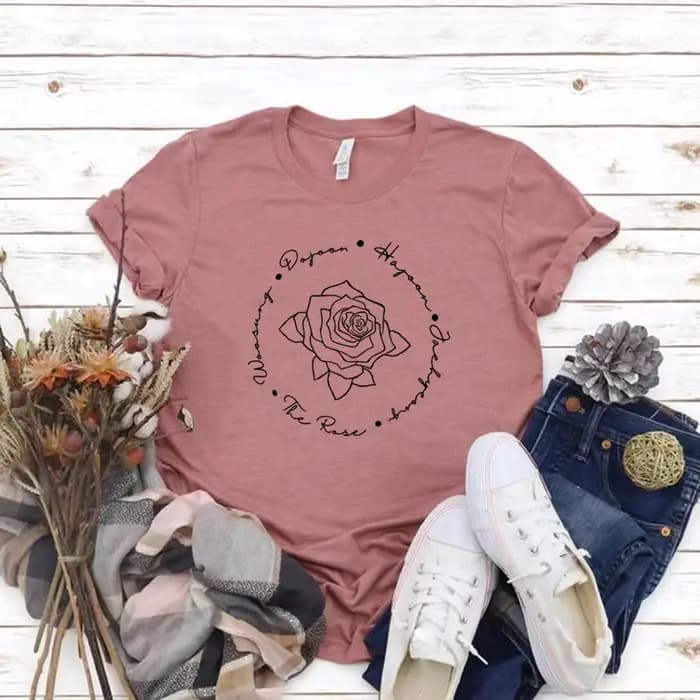 The Rose Kpop T-Shirt double Rock Album