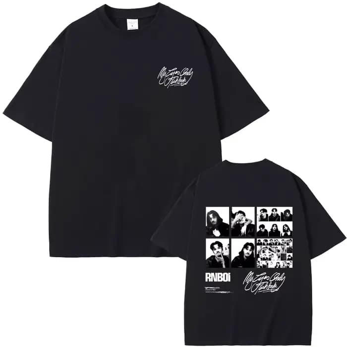 T-shirt graphique Rapper RnBoi My Eyes Only Flashback Album pour hommes et femmes, mode Hip Hop, mus