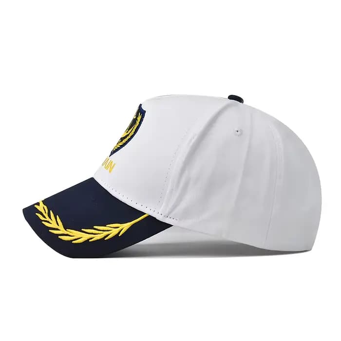 Nouvelle casquette de capitaine marine avec étiquette