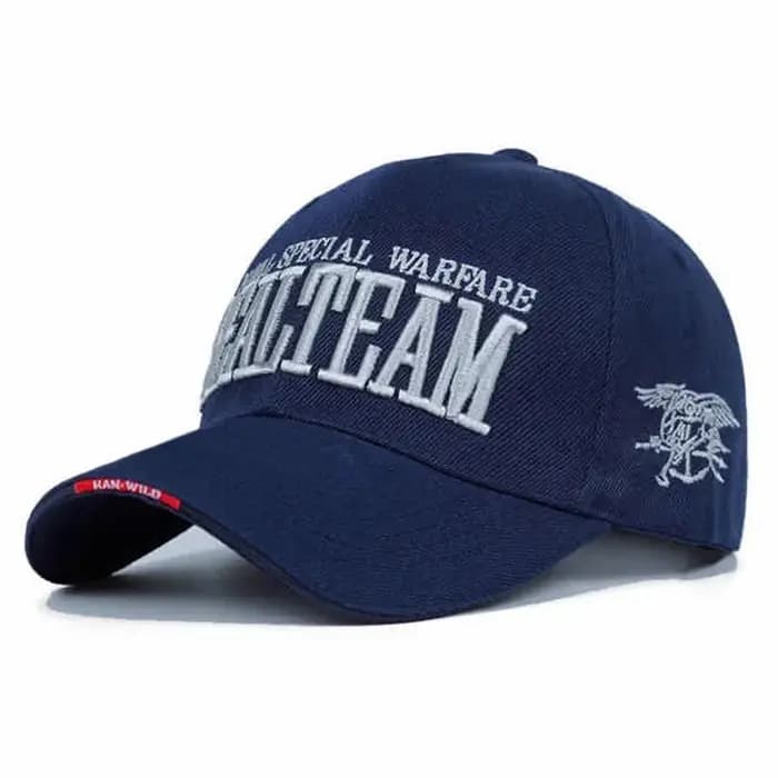 Casquette de baseball brodée avec les lettres SEALTEAM du Corps des Marines des États-Unis
