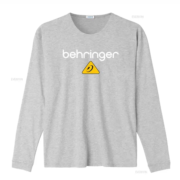 T-shirt en coton épais pour homme avec logo Behringer