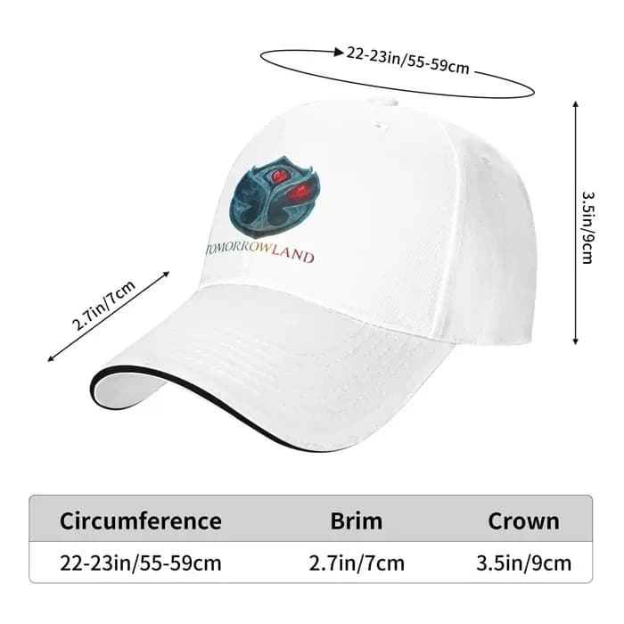 Casquette de baseball Tomorrowland pour femmes et hommes