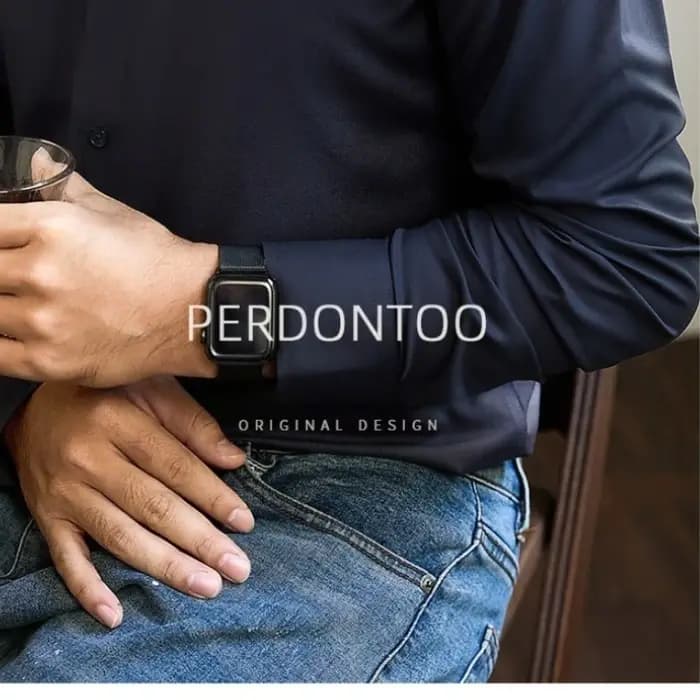  Chemise à manches longues en modal cool touch pour hommes sans fer – Business décontracté résistant aux rides 